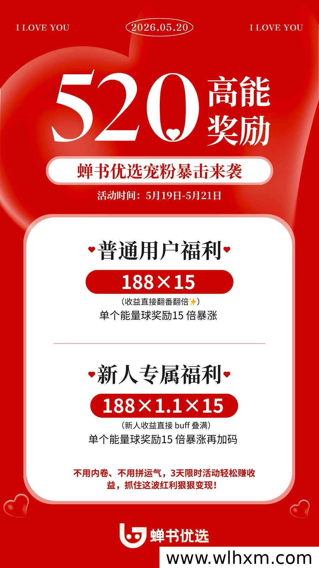 婵书优选推出能量值与平台奖励双机制,用户收益更灵活