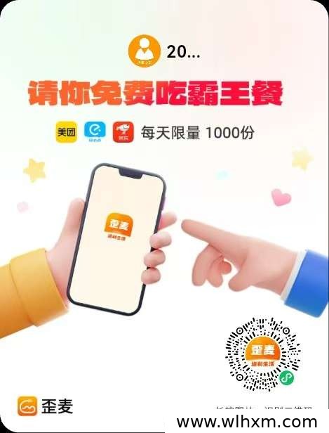 歪麦霸王餐：外卖省钱新方式，覆盖美团京东饿了么