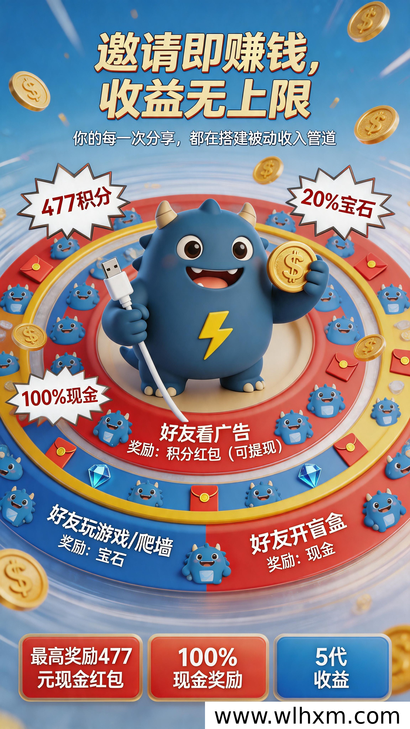 充电怪兽新平台上线,零成本看广告也能轻松赚收益