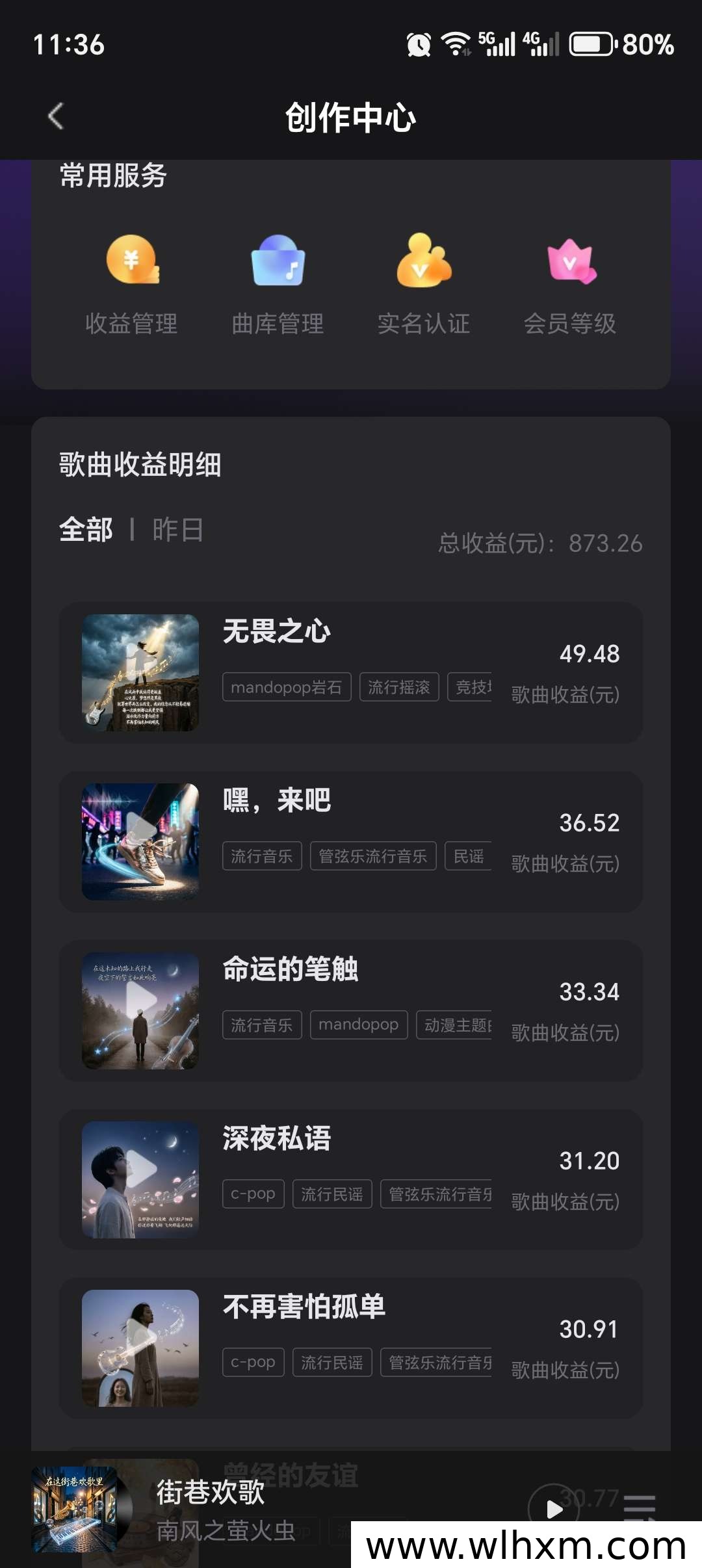 音乐平台长期收益项目解析