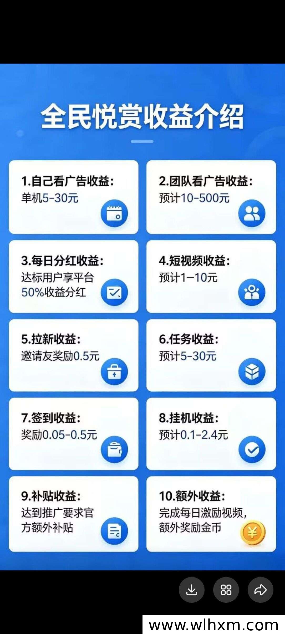 全民悦赏:看广告轻松赚收益,新品上线保底高
