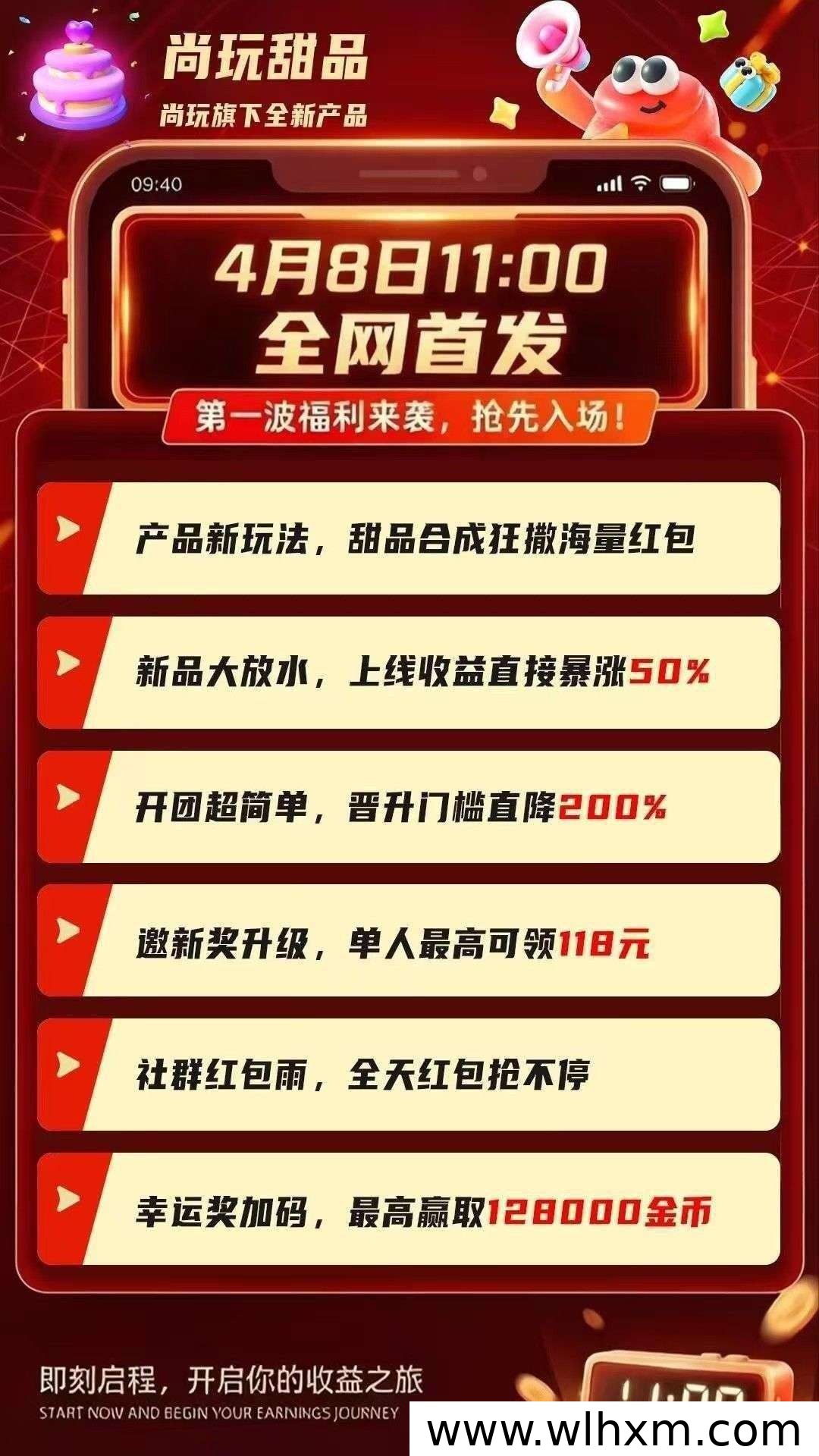 尚玩甜品零撸合成玩法上线,团队收益稳定提升