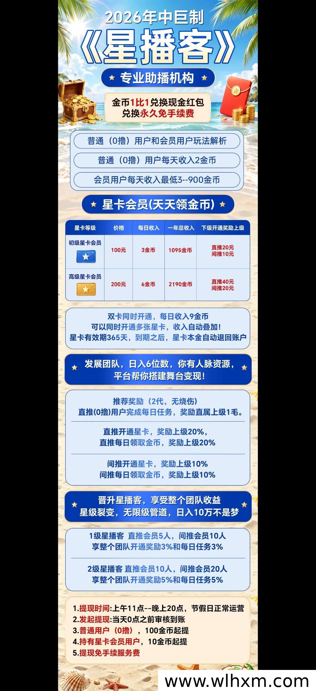星播客上线首码 零成本签到每日收益稳定