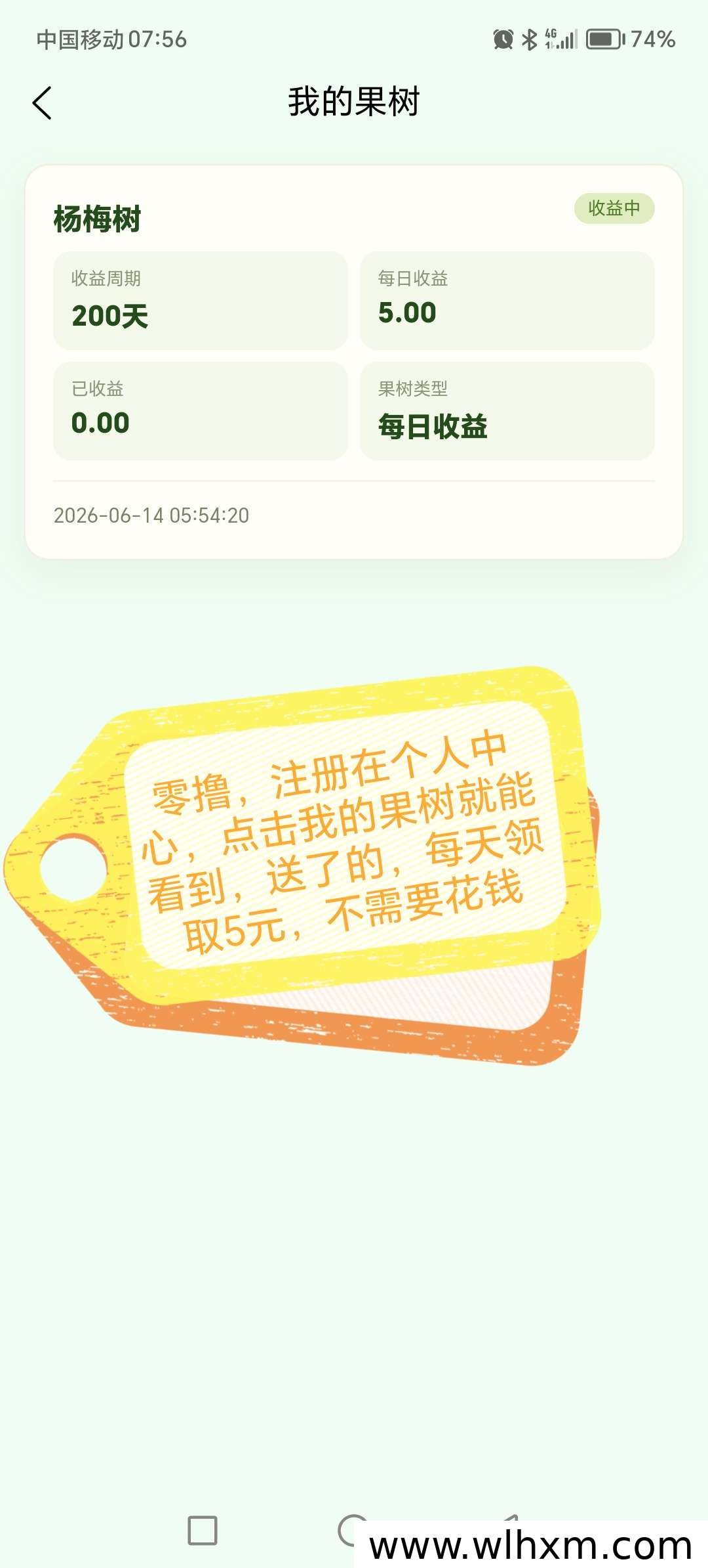 鸣鑫果园新手零投入签到指南,每天轻松领收益