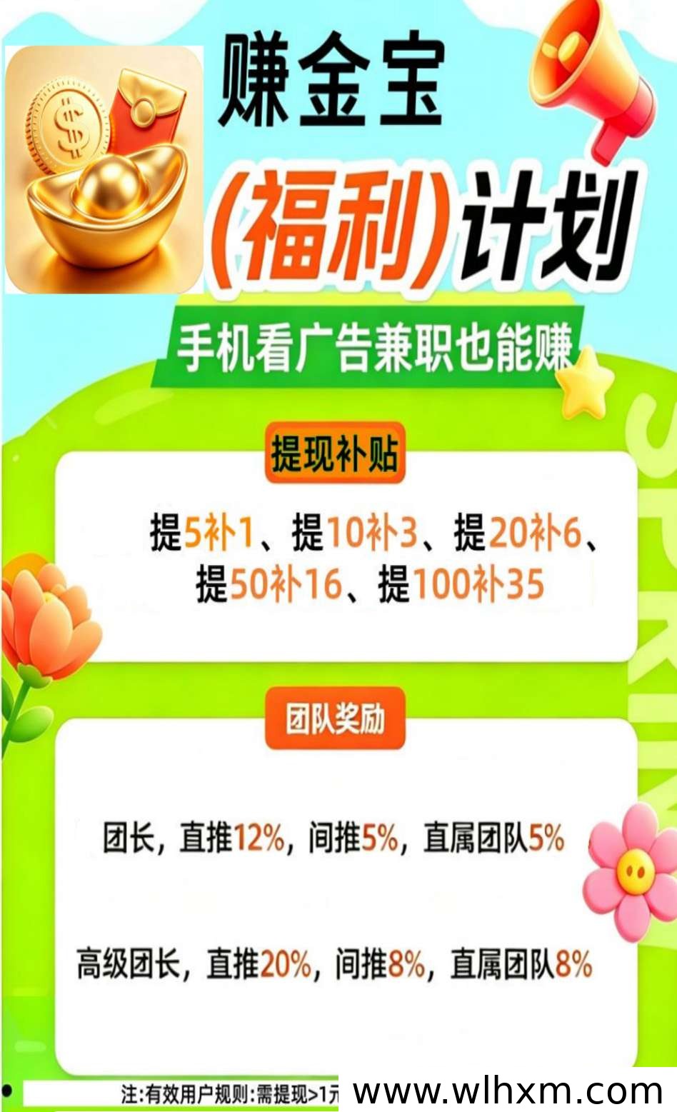 赚金宝新品上线,保底收益高,团长招募进行中
