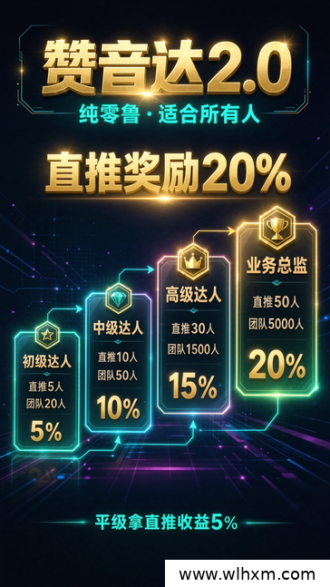 赞音达2.0全新上线,零撸广告模式再升级