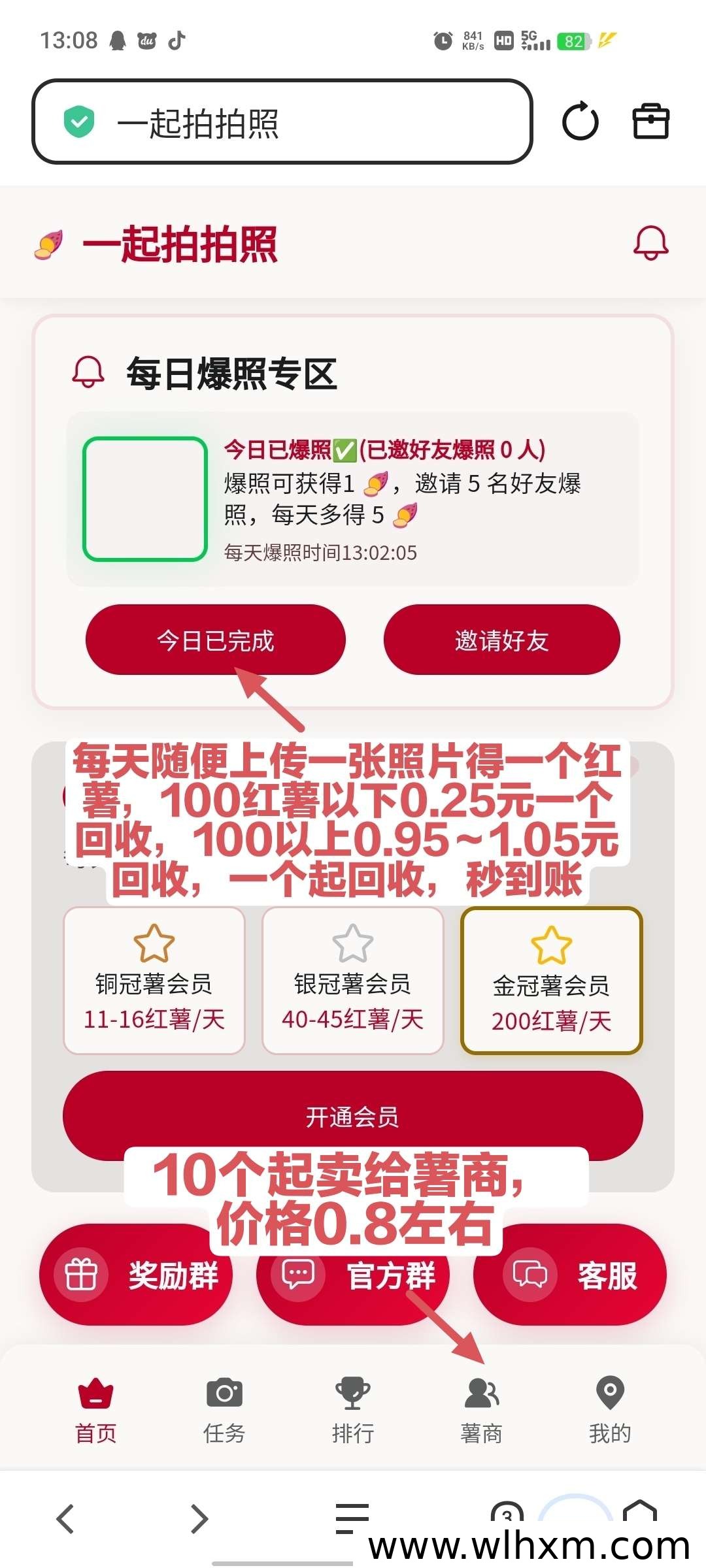 每日上传照片轻松赚取收益 新平台上线