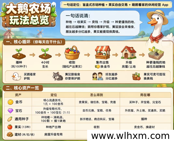 大鹅农场即将上线,零门槛种地赚收益新玩法