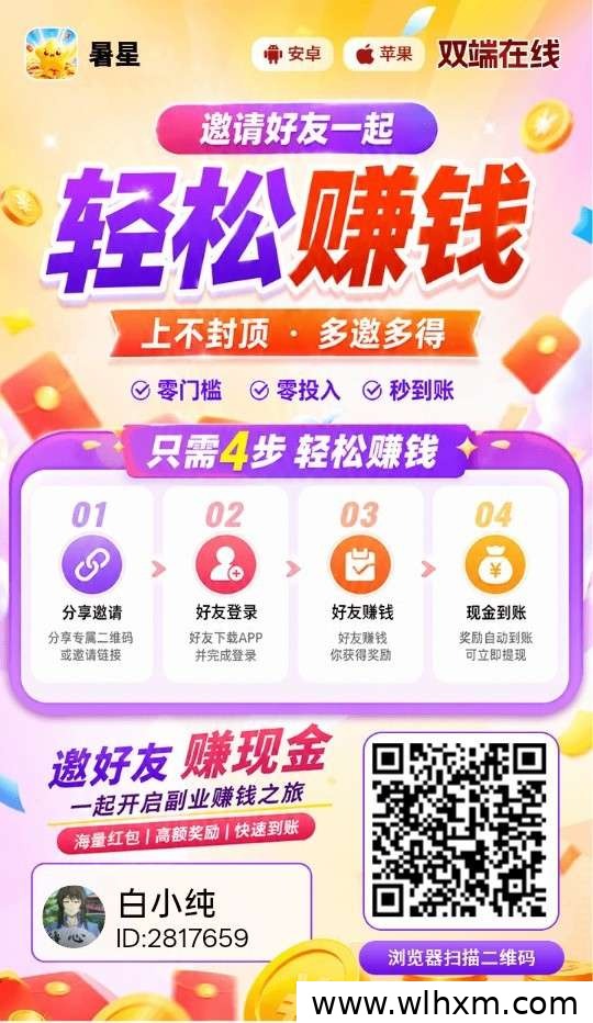 暑星新品上线:零门槛赚钱项目,团队模式助你轻松日入