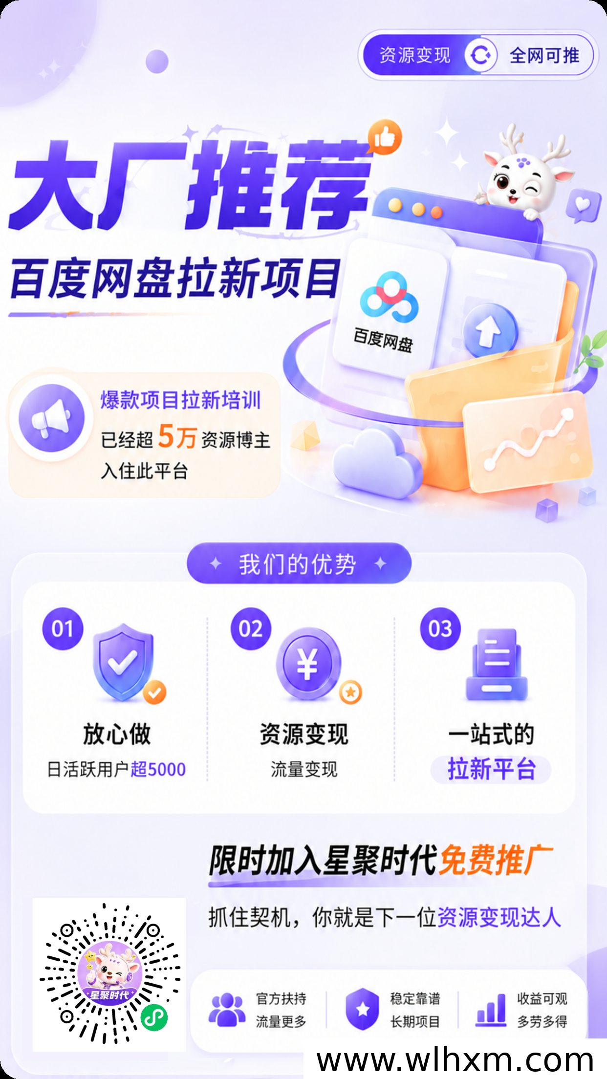 网盘拉新项目实操分享:星聚时代官方邀请码及完整推广流程