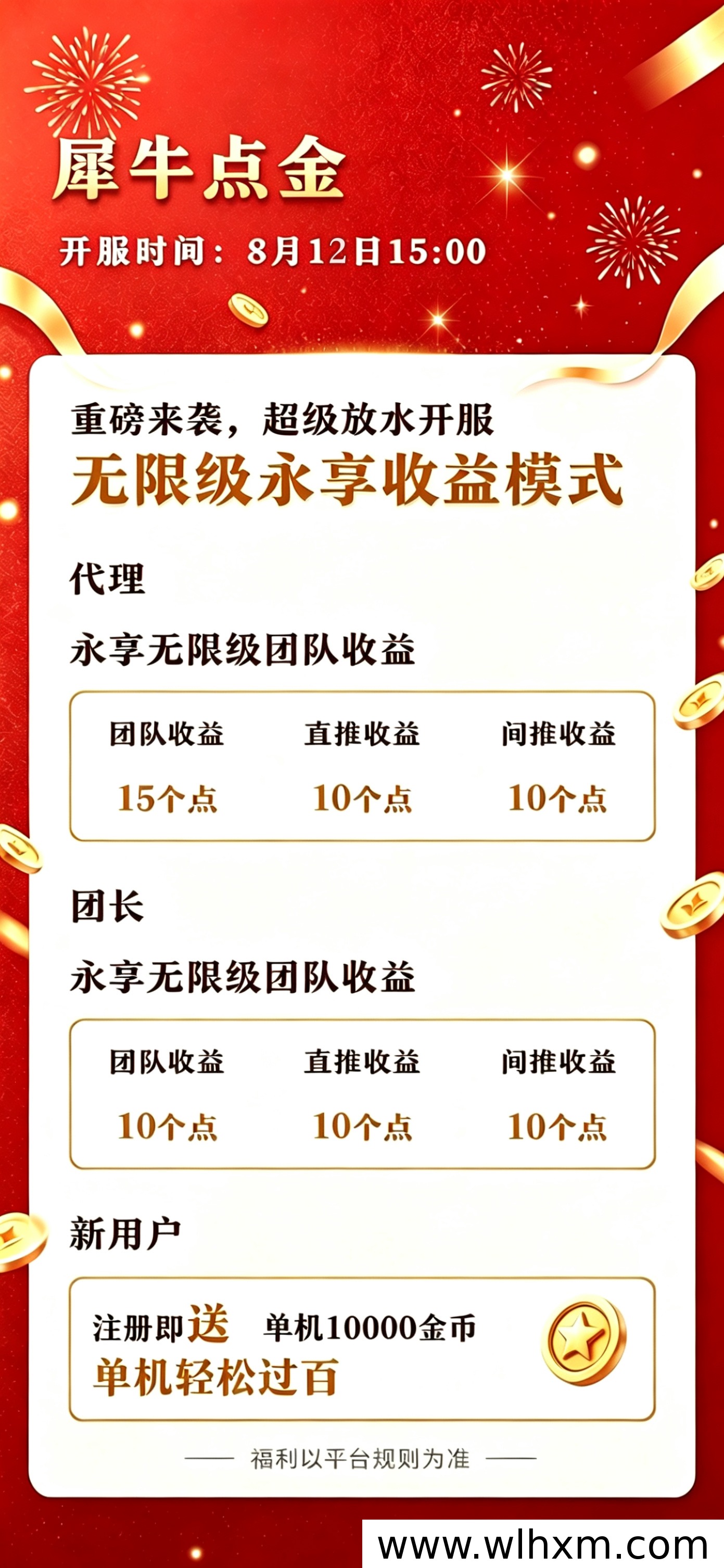 食尚2台犀牛点金下午首发 团队长可优先入驻
