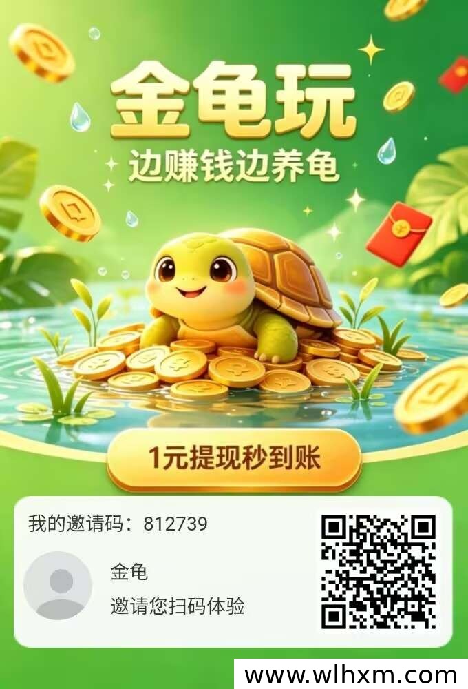 金龟玩副业平台体验:任务丰富收益稳定,碎片时间轻松变现