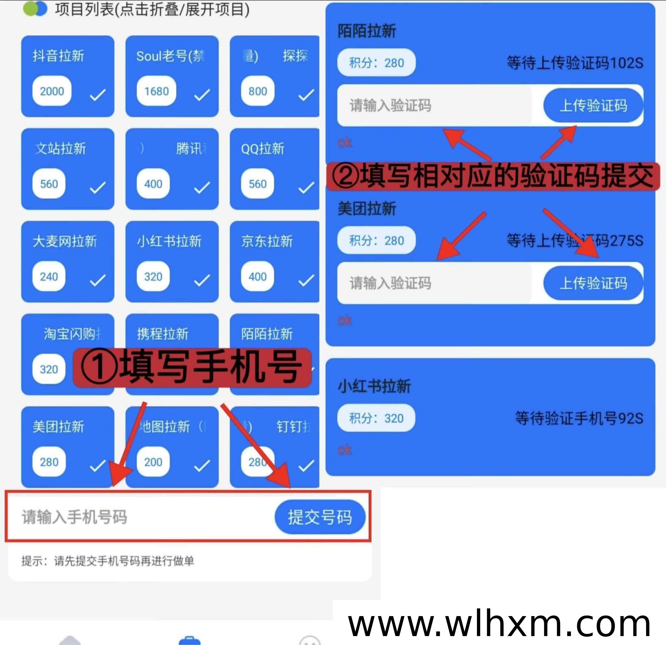 雷霆拉新任务平台实测：手机号接码赚收益，操作门槛低