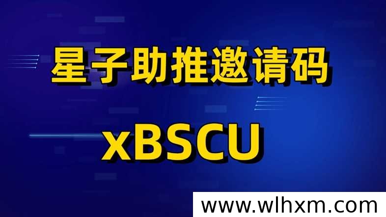 星子助推邀请码xBSCU注册指南:应用拉新达人快速开通全品类权限