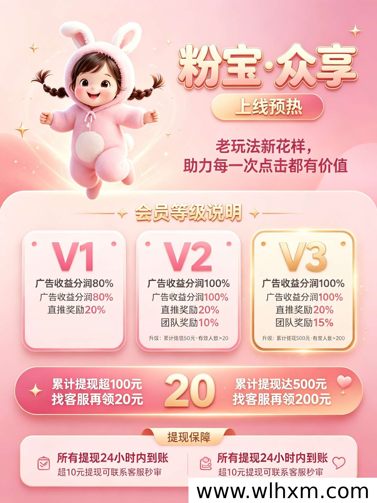 粉宝众享新品上线:看广告自动涨金币的轻量玩法解析