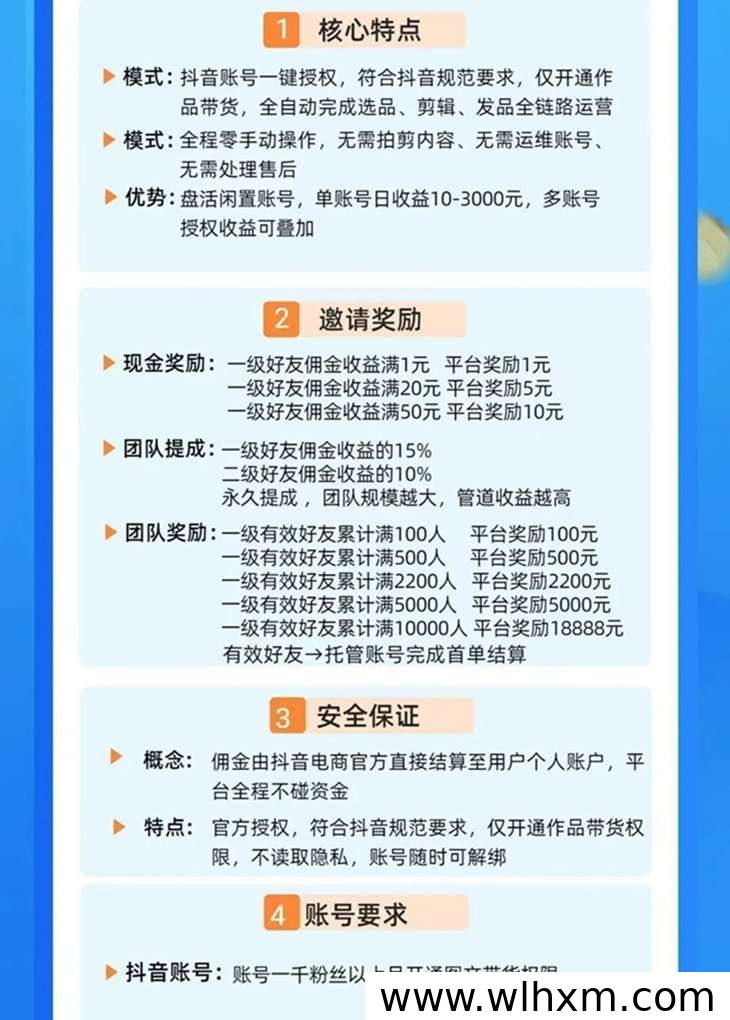 抖闪闪入驻流程与图文带货托管模式解析