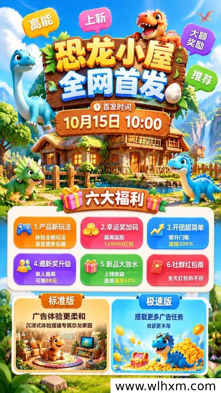 恐龙乐园合成游戏上线:零撸赚米新玩法解析