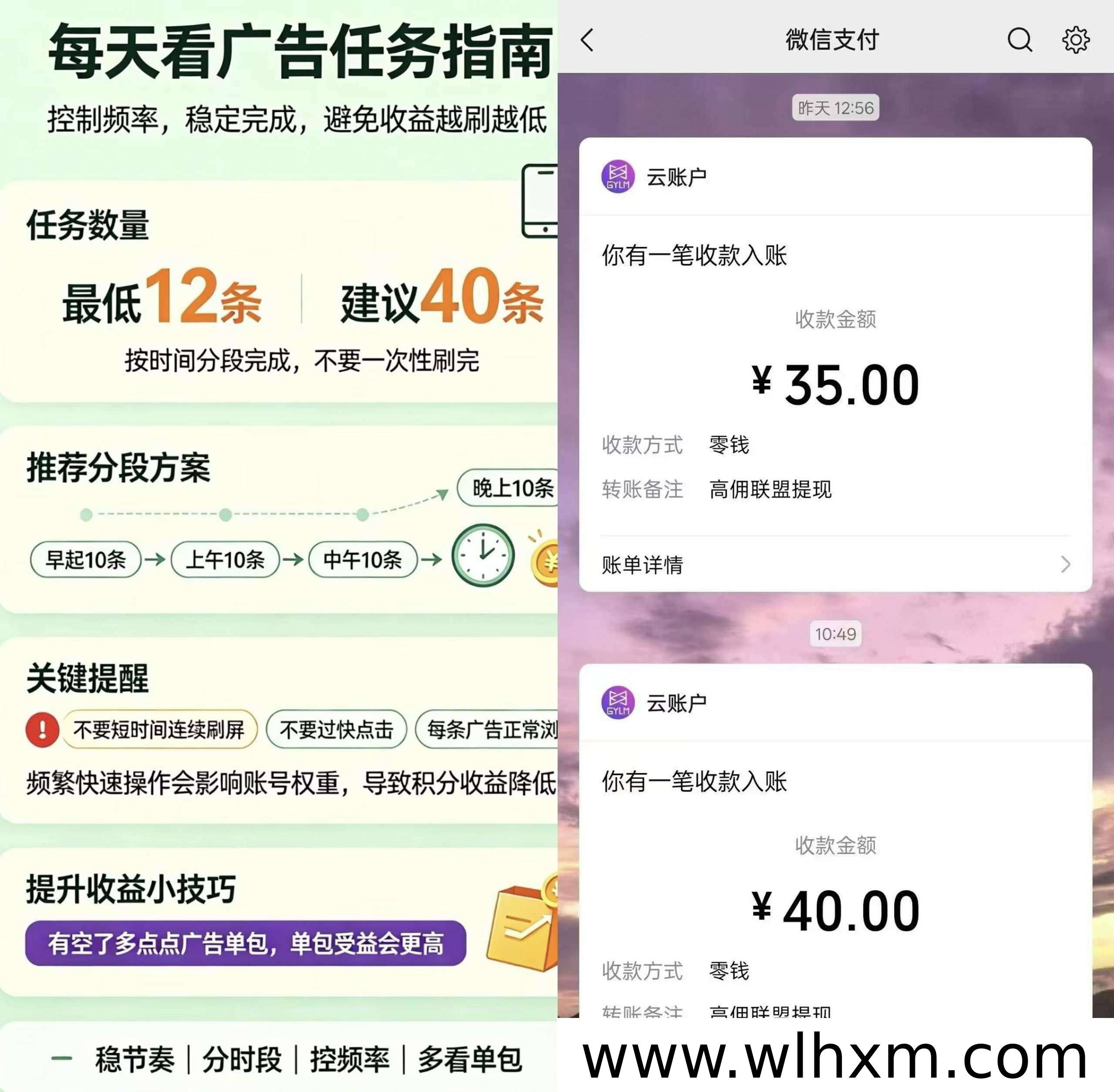 高佣联盟广告收益玩法解析:多时段浏览与分享机制说明