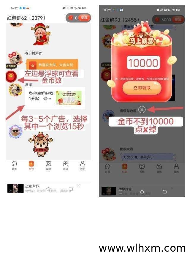 拾趣阁新品上线:看广告赚金币玩法解析